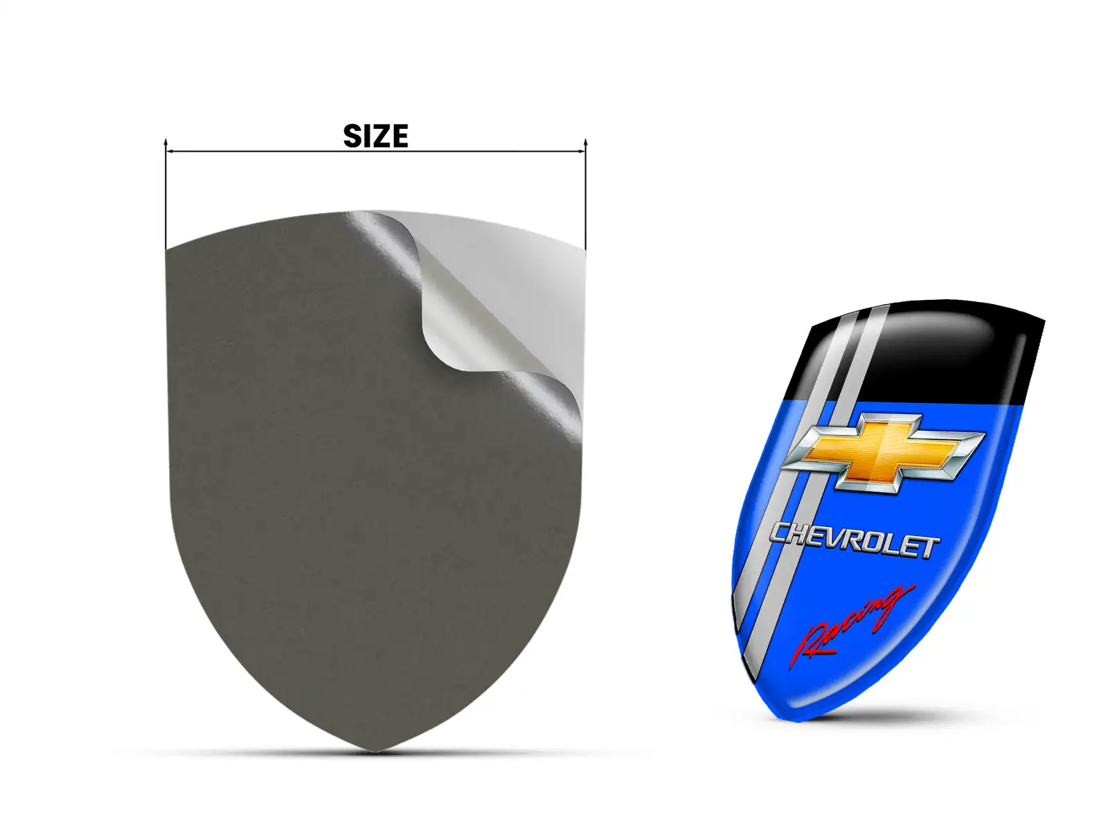 Chevrolet Adesivi Lunotto Auto Racing Lusso Regolabili
